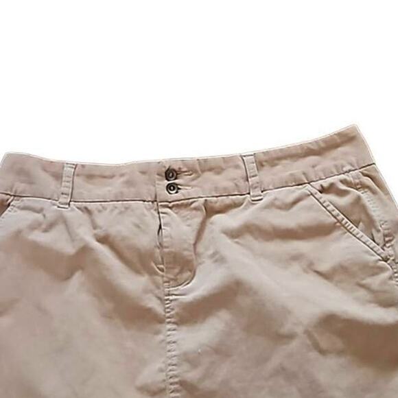 Excellent Old Navy Women’s Tan Corduroy Casual Everyday Mini Skirt Size 12 - Picture 3 of 6